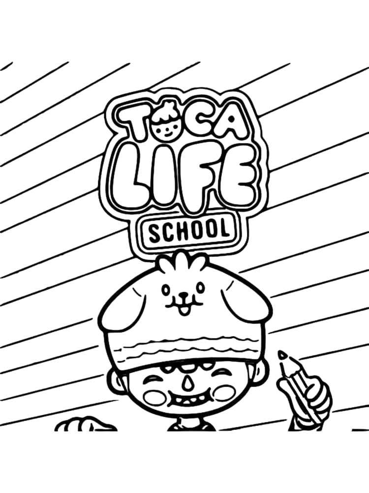 Раскраски Тока Бока. Персонажи Toca Boca Life World