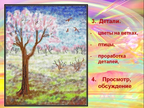 Рисование первоцветов