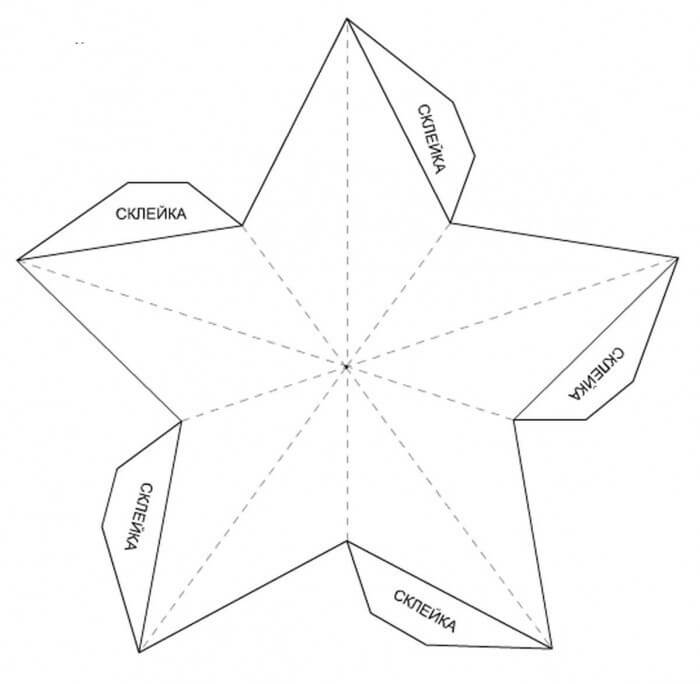 Как сделать звездочки из бумаги. Звездное дерево своими