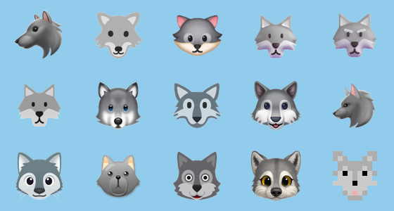 Howling wolf emoji | AI Emoji Generator