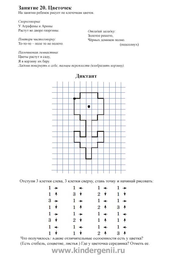 Идеи для срисовки по клеточкам легкие для дошкольников 