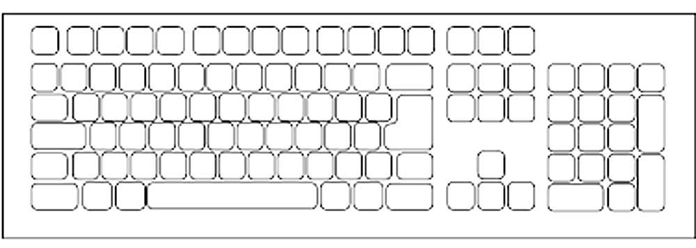 Раскраски Раскраска Клавиатура раскраски, скачать распечатать