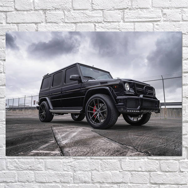 Обои Мерседес, Brabus, вид сбоку, Гелик, Брабус, Mercedes