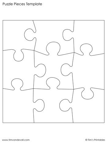 Puzzle Piece 2 Acrylic Router Template