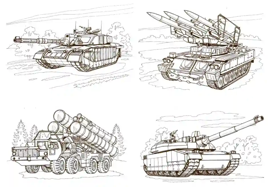 Как нарисовать военную технику/ Бронетранспортер