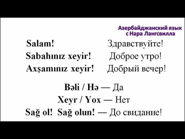 С Добрым Утром По Азербайджански | TikTok