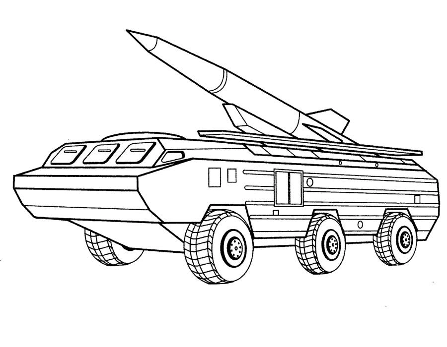 Раскраски Военная техника