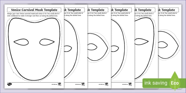 Face Outline Template