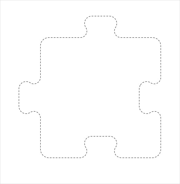 Jigsaw Puzzle Template Photos and Images