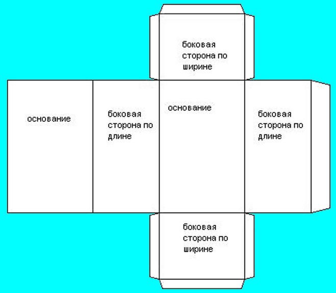 Трафареты объемный прямоугольник