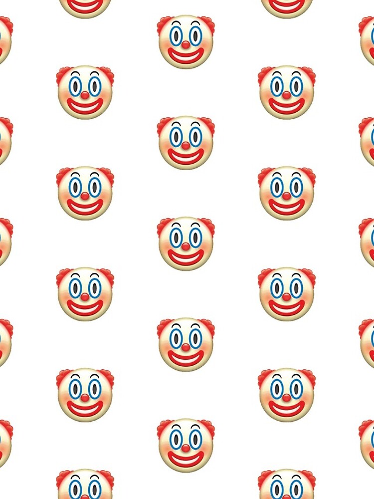 clown emoji crying, sad clown, ios