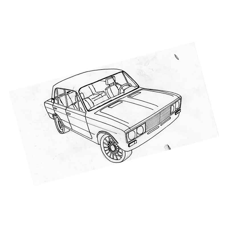 Раскраски ВАЗ: 55 раскрасок