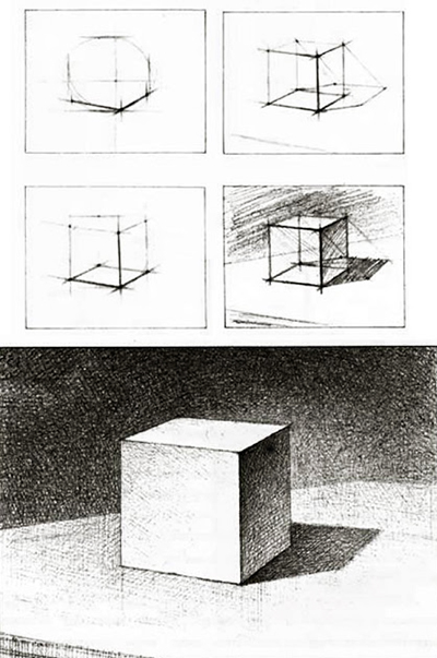 Как нарисовать кубик в процессе