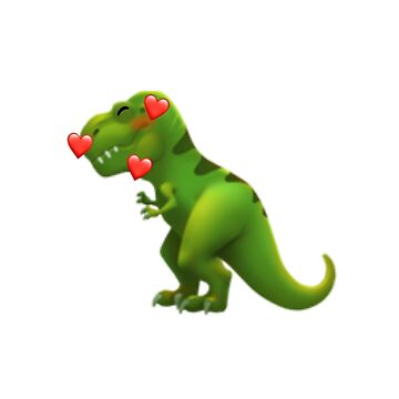 Dinosaur riding surfboard emoji | AI Emoji Generator