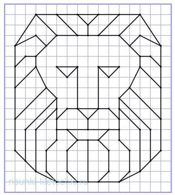 Рисунки по клеточкам в тетради: красивые схемы
