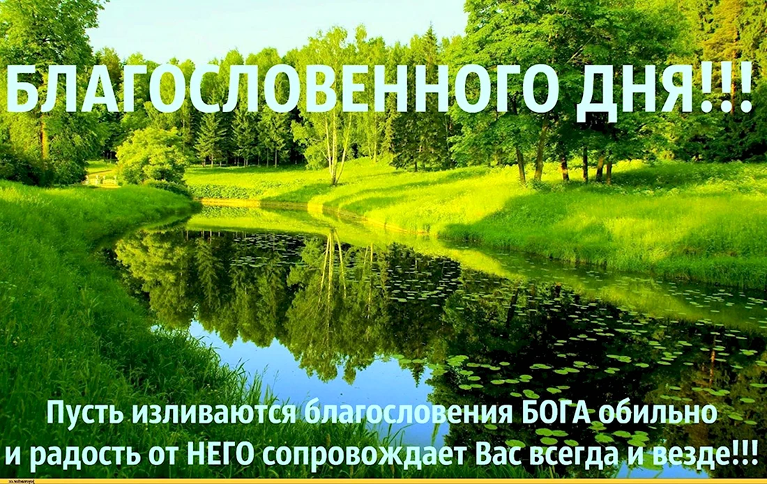 ДОБРОЕ, БЛАГОСЛОВЕННОЕ УТРО ВАМ