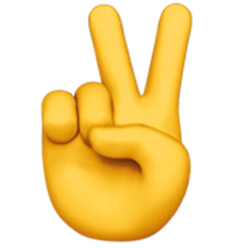 Signo de paz emoji