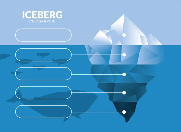 Iceberg Infographic Vector Art, Icons, and Graphics for Free