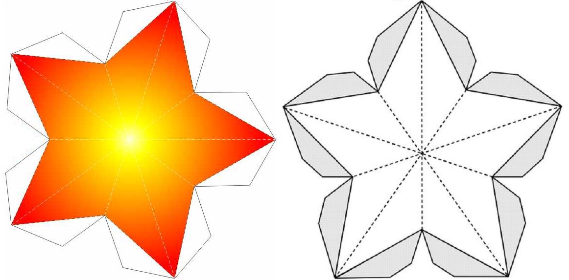 Трафарет звезды — 100 шаблонов для