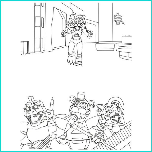 Fnaf coloring