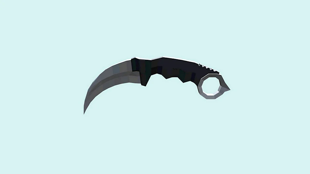 Wooden Karambit