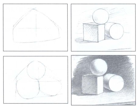 Как рисовать геометрические фигуры карандашом? — Ghenadie