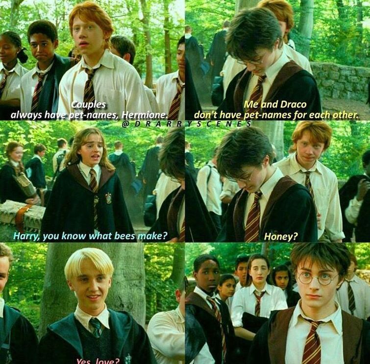 meme, text post and drarry