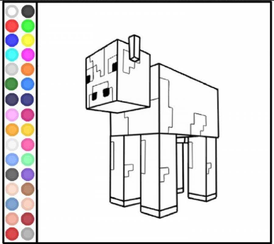 Раскраски Майнкрафт | Распечатать раскраску