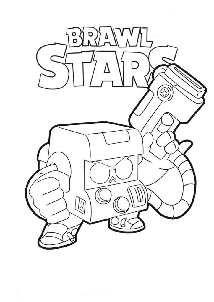 Brawl Stars Coloring Pages Sandy and