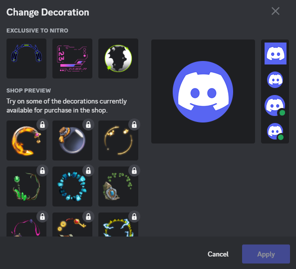 Эффекты профиля – Discord