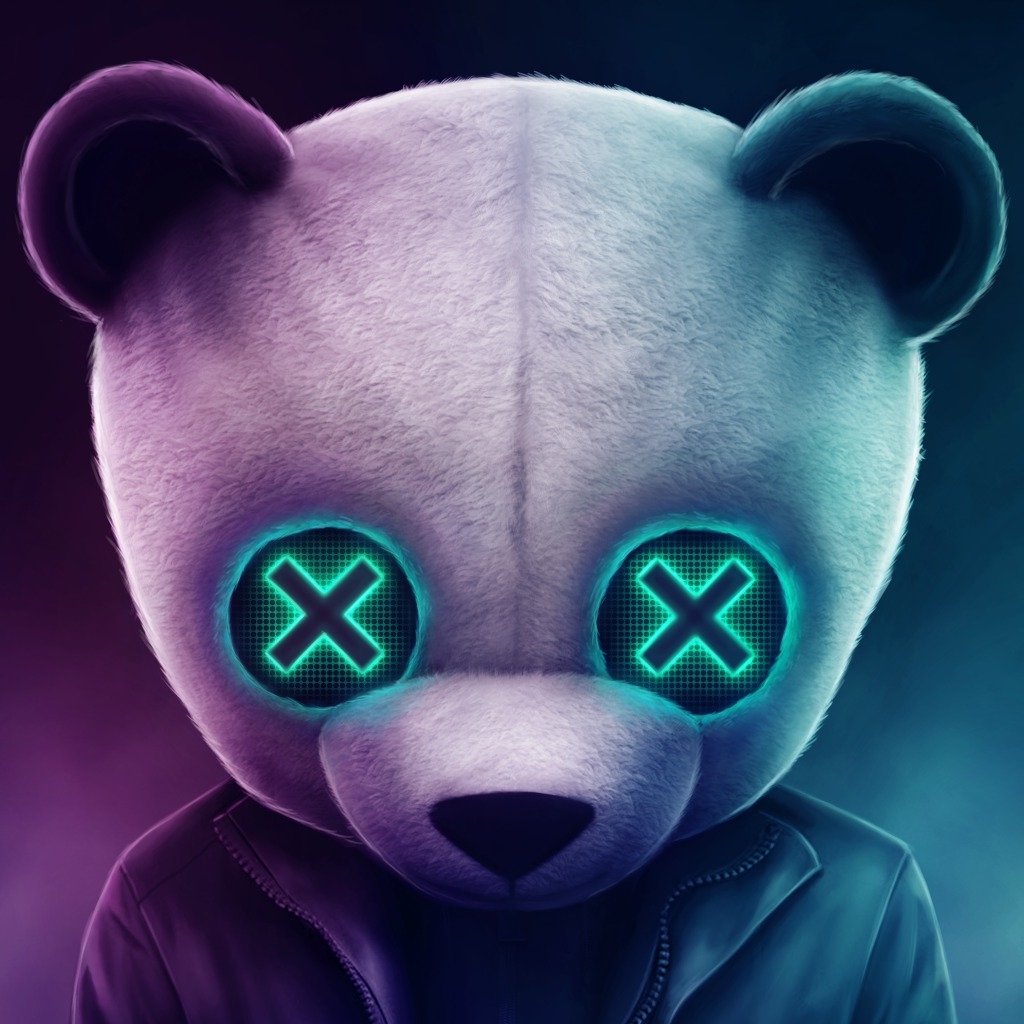 Panda avatar HD 8K wallpaper Stock