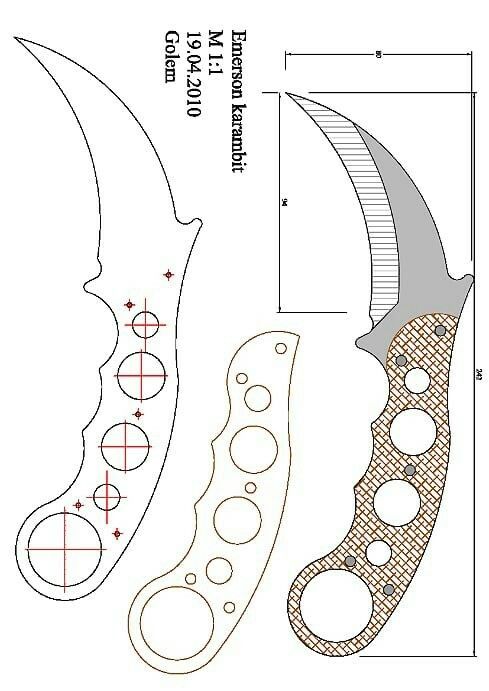 Kerambit Logo, Indonesia Fighting Weapon