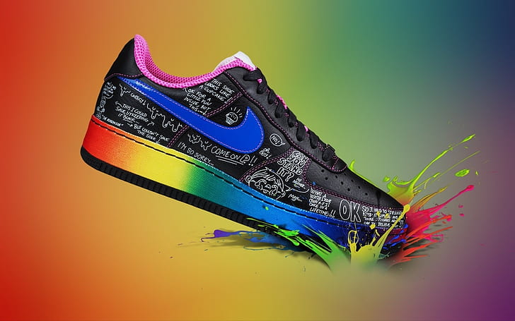 Cool Neon Nike Shoes Wallpaper | WallpapersOK