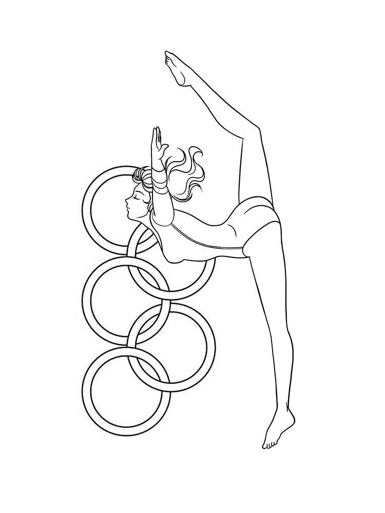 Как нарисовать ДЕВУШКУ ГИМНАСТКУ/1181/How to draw a GYMNAST