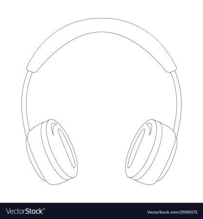 How to draw a headphone