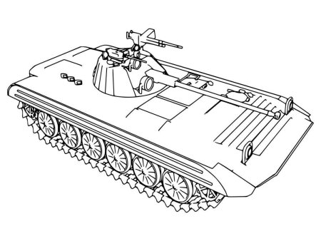 Танк Кв 44 Раскраска 