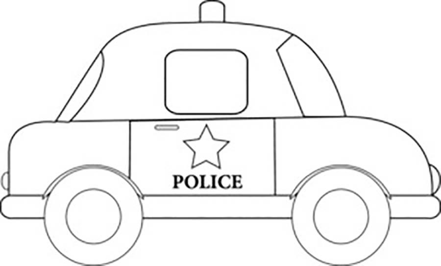 Как нарисовать полицейскую машину. /How to draw a police car