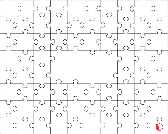 30+ 20 Piece Puzzle Template Stock