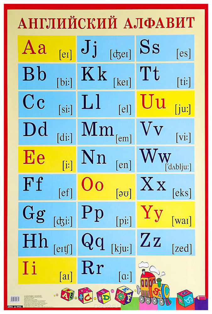 Английский алфавит: транскрипция