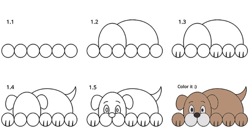 Как нарисовать собаку | Блог «Онлайн