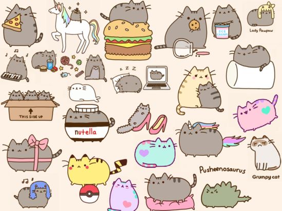 Картинка: Кавай, кавайи, кавай, милый, Pusheen, Pusheen cat