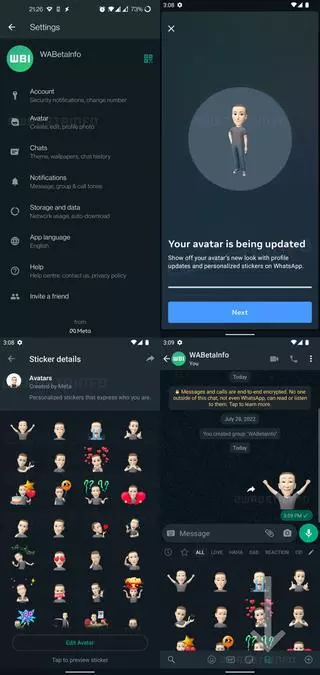 WhatsApp bringing new tools for avatar customization