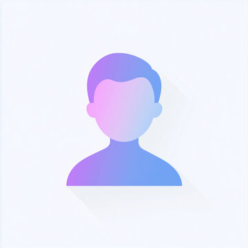 Profile man avatar only silhouette