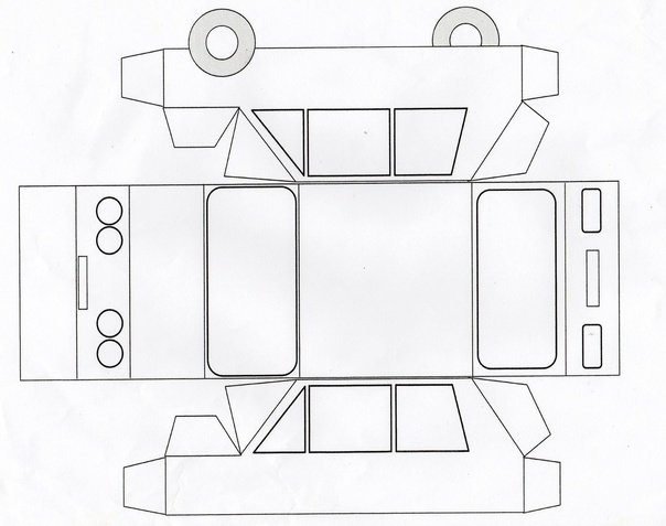 Машины из бумаги • DIYpedia