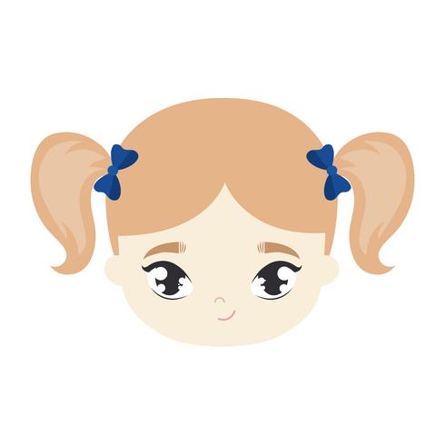 Funny Avatar Cunning Emoji Flat Vector : image vectorielle de