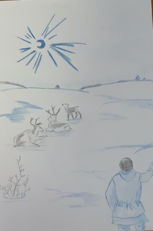 Chukchi Warriors Coloring Book