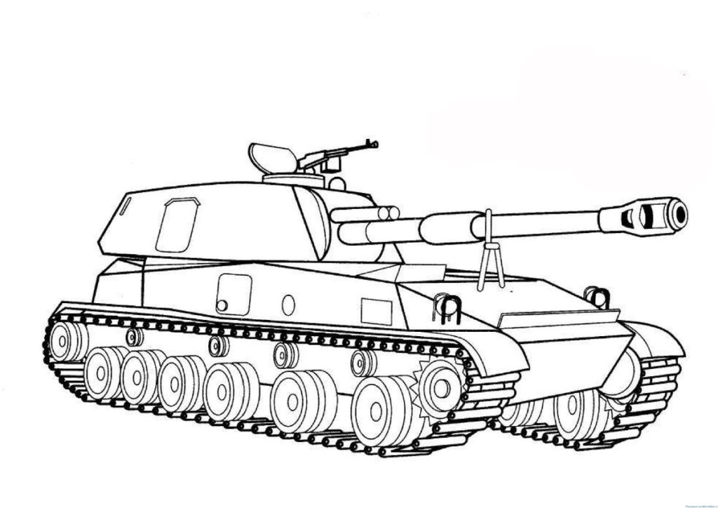 Раскраски , распечатать раскраски танкомульт