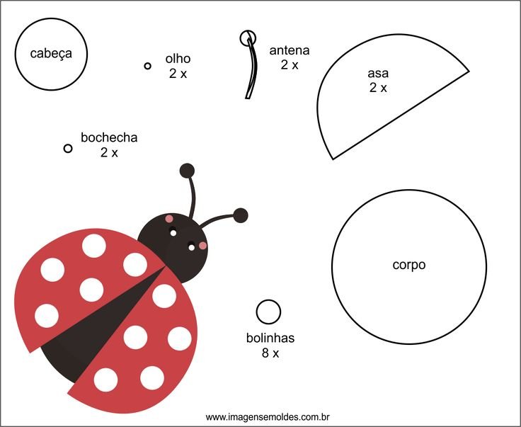 🐞 Ladybug Simple paper crafts for kids Summer paper crafts