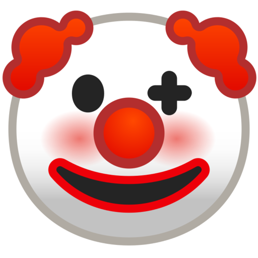 41 Scary Clown Icon Stock Video Footage