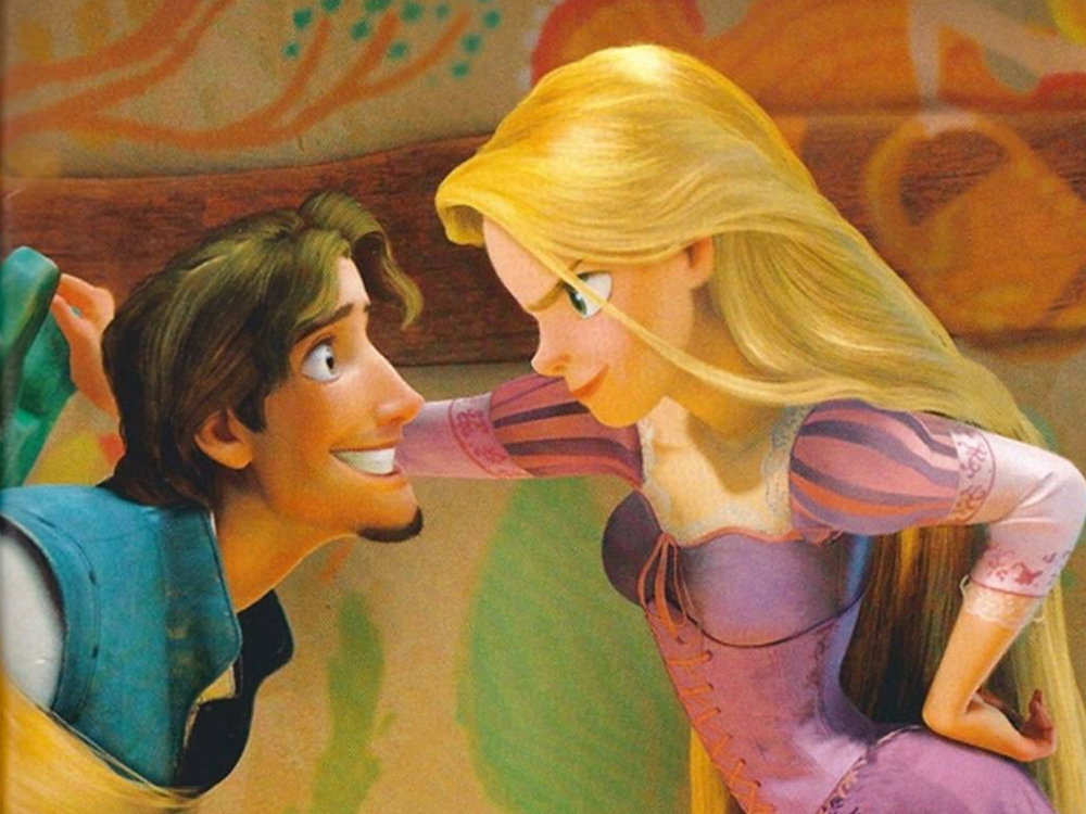 Illustration de Disney Tangled Rapunzel, Rapunzel Flynn Rider